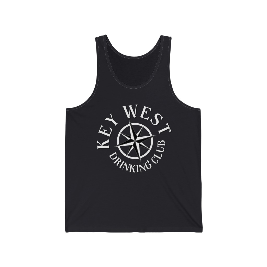Key West Drinking Club Dark Unisex Jersey Tank Key West Drinking Club