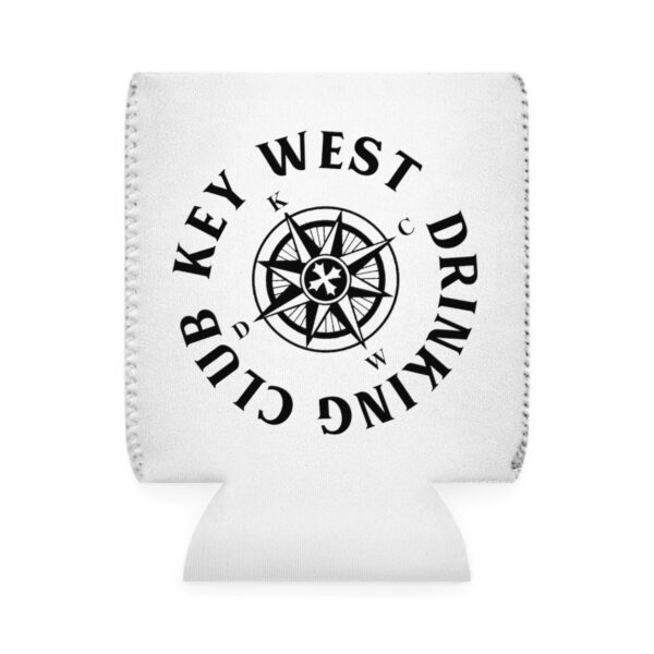 Key West Drinking Club Black and White Can Coozie - Image 2