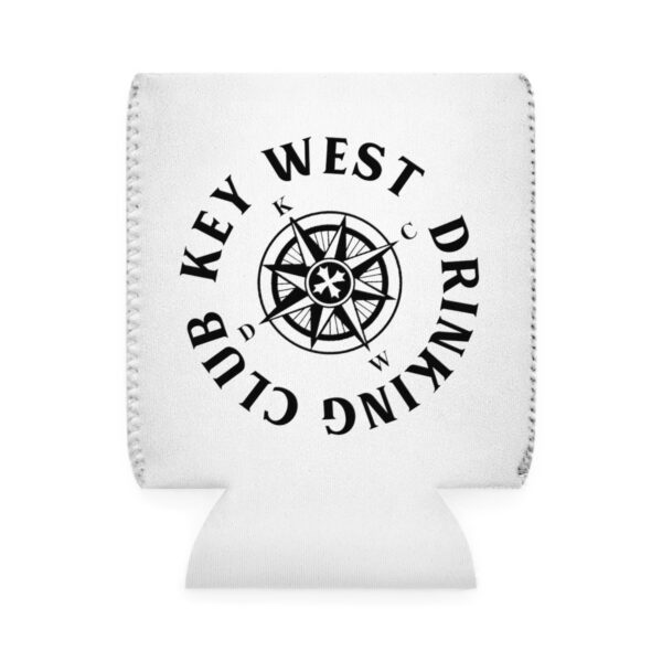 Key West Drinking Club Black and White Can Coozie - Image 3