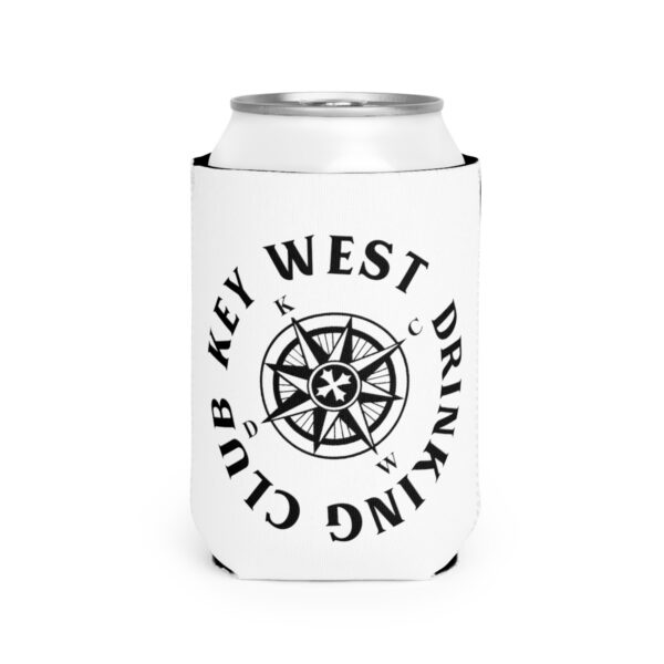 Key West Drinking Club Black and White Can Coozie - Image 4