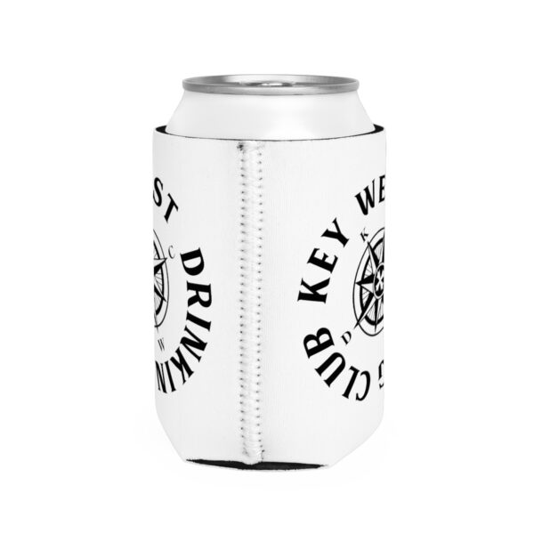 Key West Drinking Club Black and White Can Coozie - Image 5