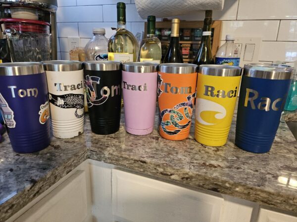 Personalized Drinking Club 20oz Tumbler - Image 2